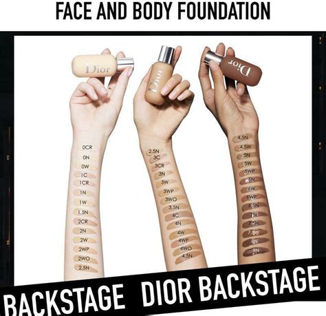 Dior 2WO / 2 Warm Olive Backstage Face & Body Foundation 